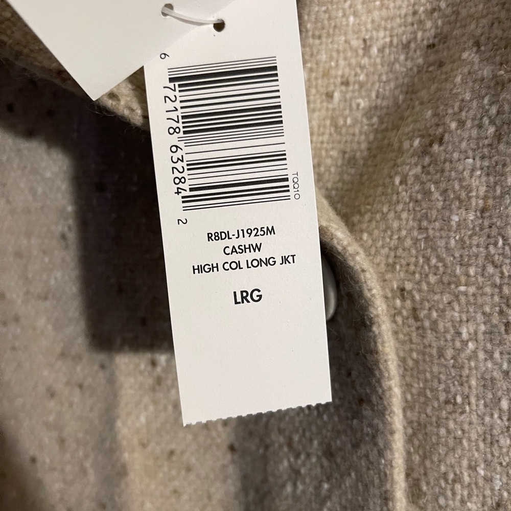 Eileen Fisher Beige Ribbed Cardigan - Picture 3 of 12